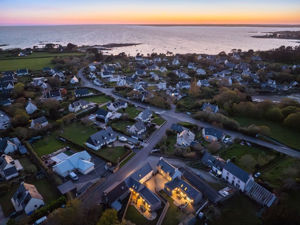 Vue aérienne drone pour votre location saisonnière